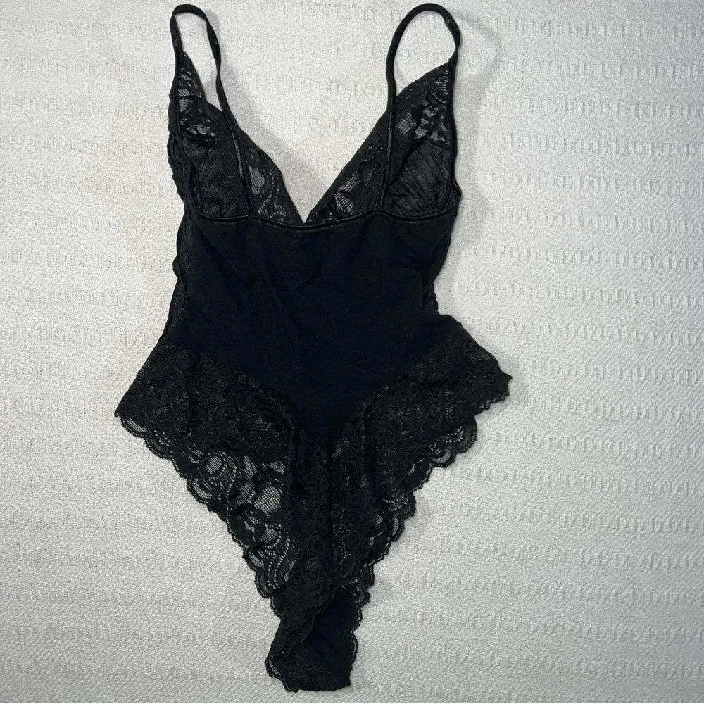 Whimsigoth Babydoll Lacy Bodysuit Womens XS Coquette Sexy Intimate Romantic - Picture 2 of 7